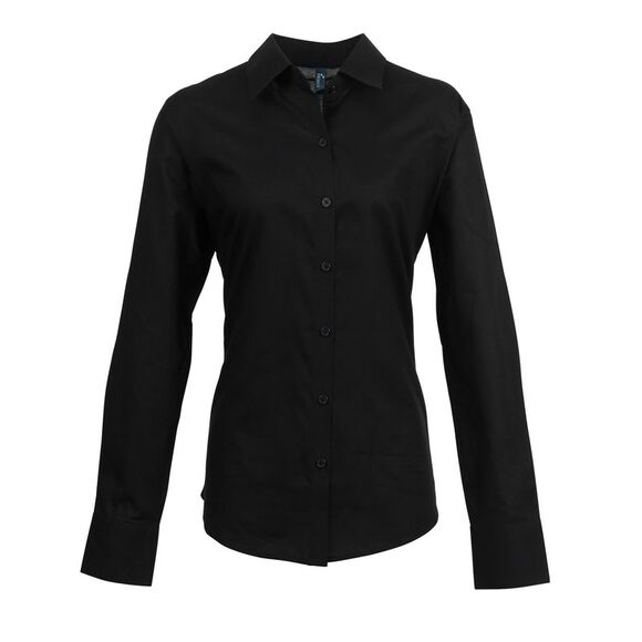 Premier Womens/Ladies Signature Oxford Long Sleeve Office/Formal Shirt/Blouse / - Picture 1 of 3